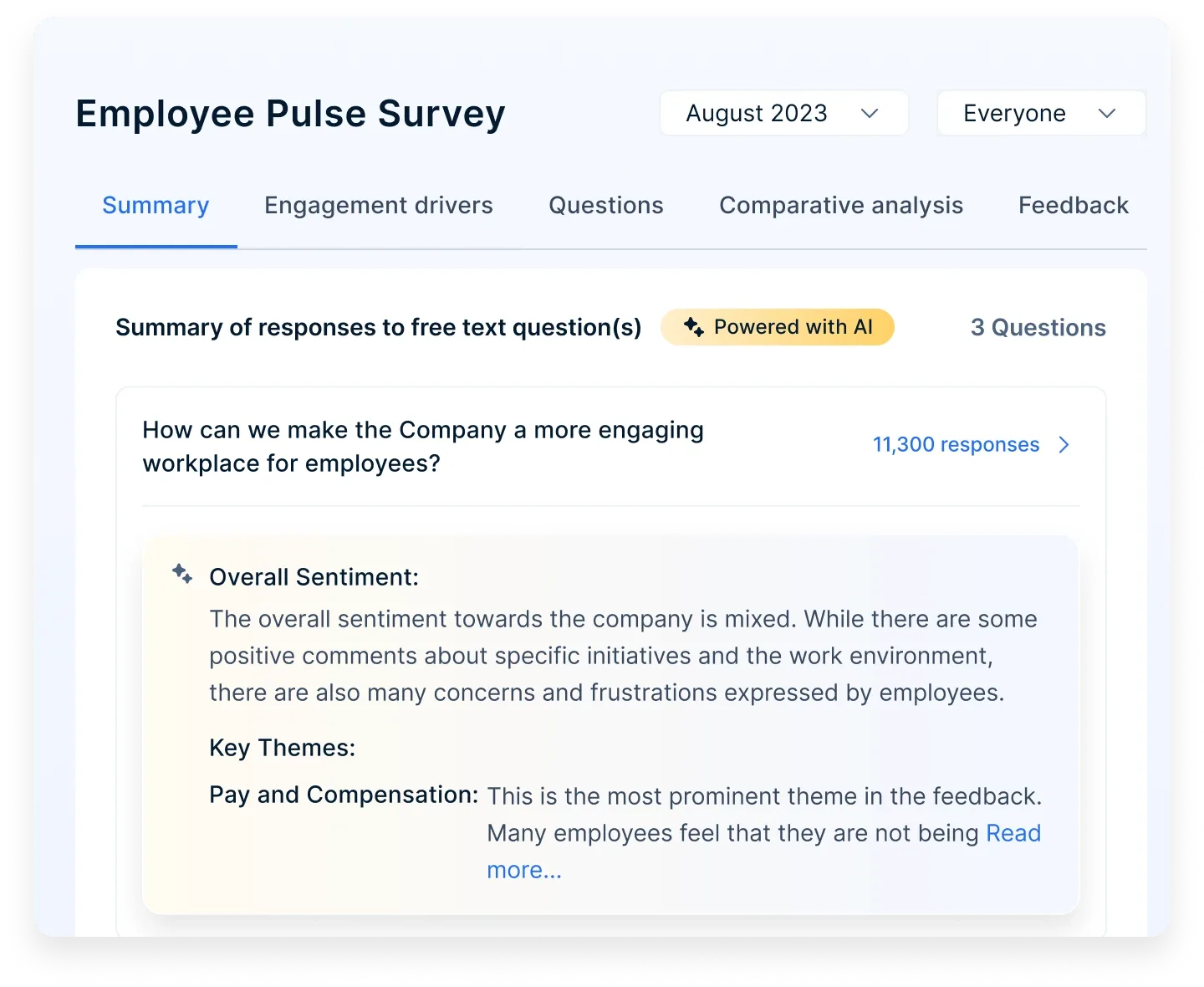 Employee Pulse Survey