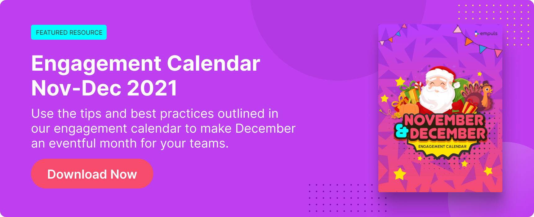 Engagement Calendar - Nov-Dec 2021