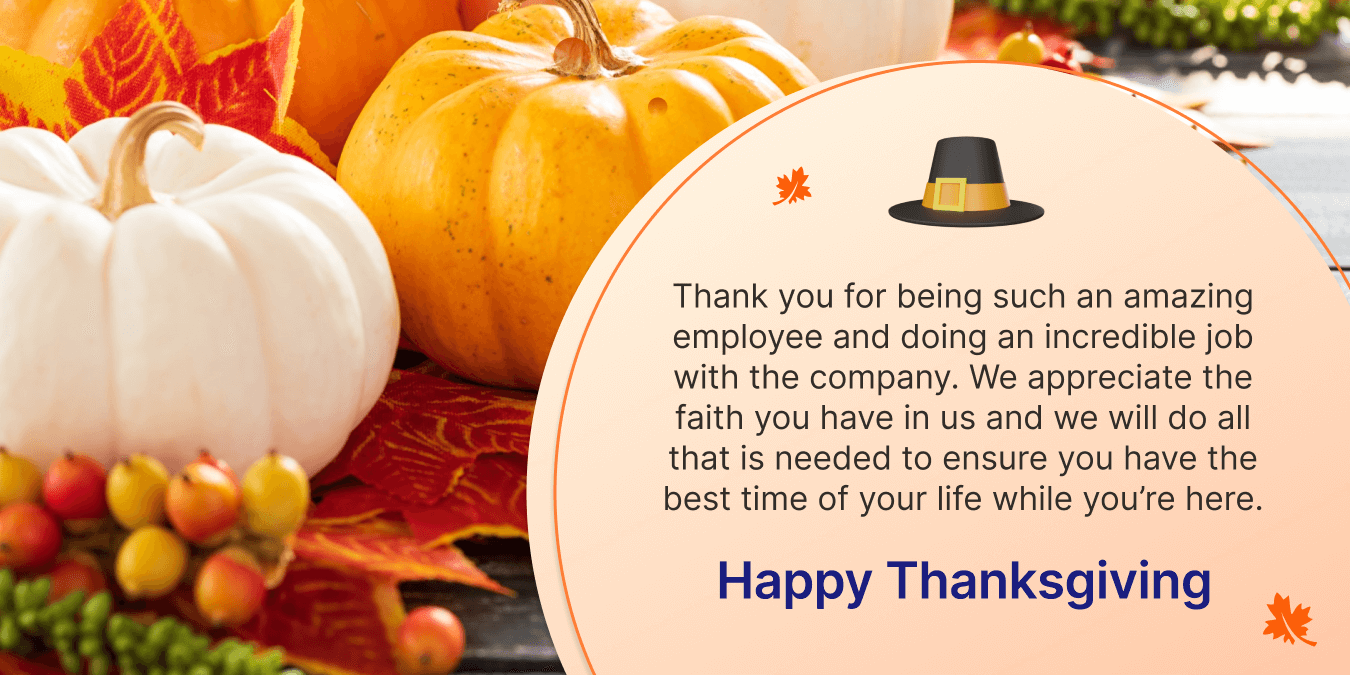 thanksgiving well wishes for employees