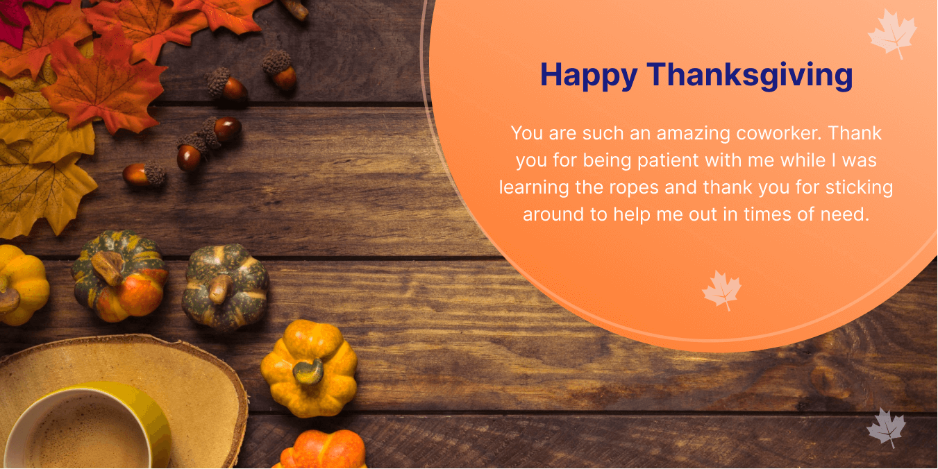 happy thanksgiving messages for colleagues