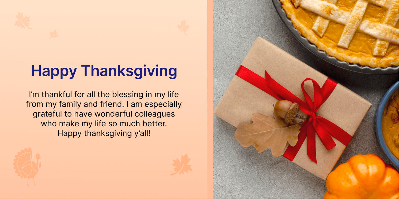 Thanksgiving Day wishes for clients, colleagues, boss