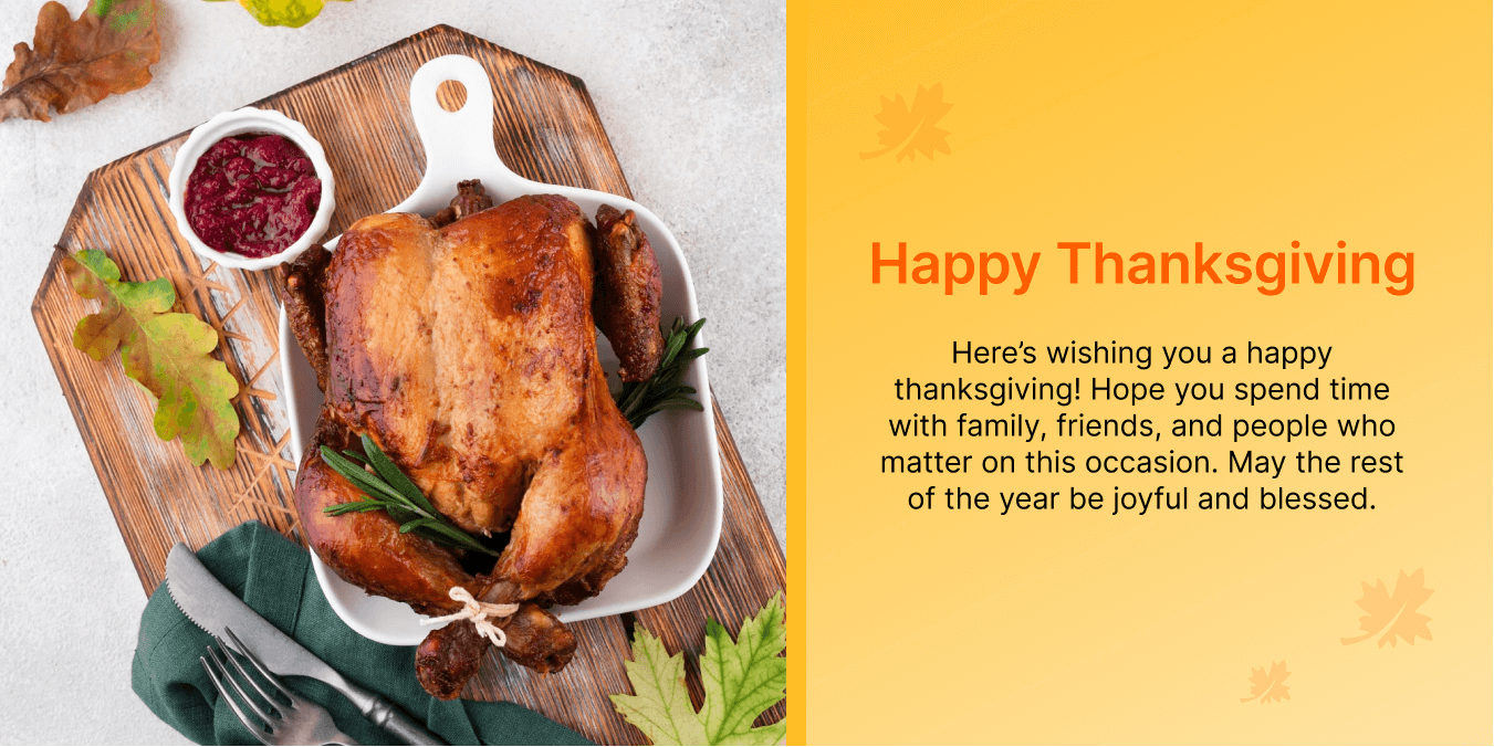 Thanksgiving Day wishes for clients, colleagues, boss