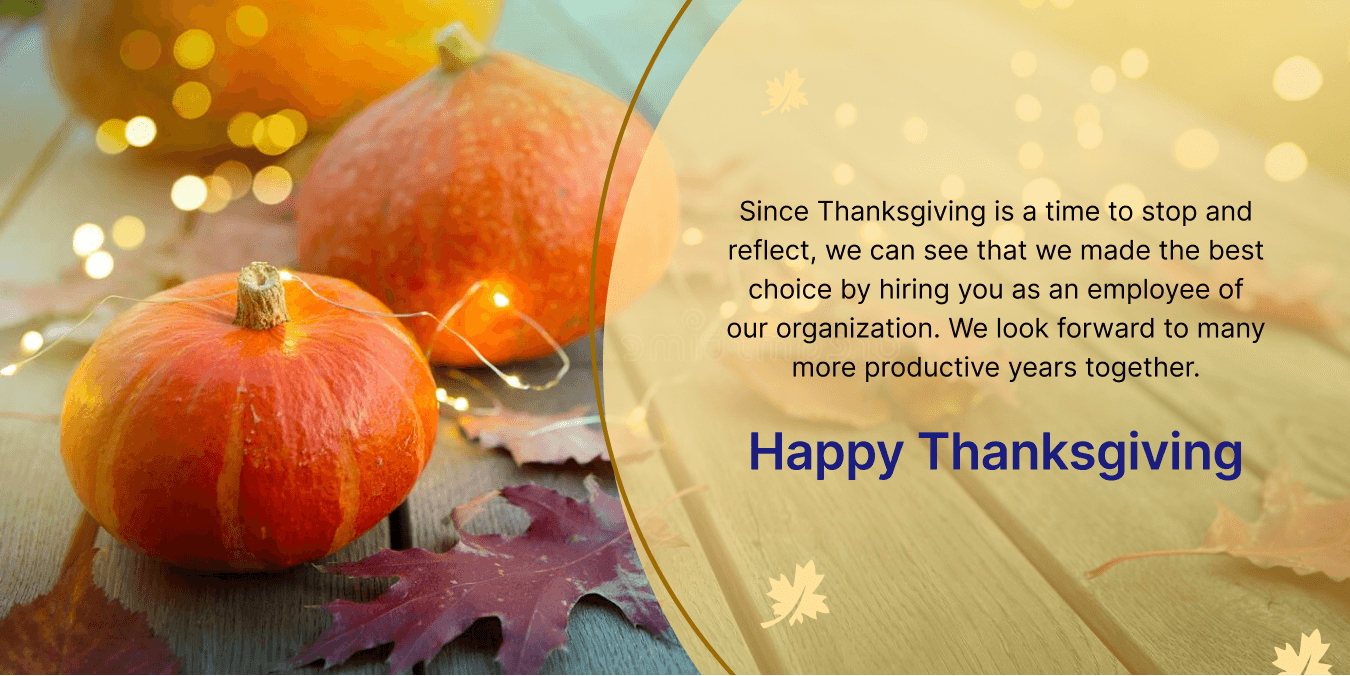 best thanksgiving messages to employees