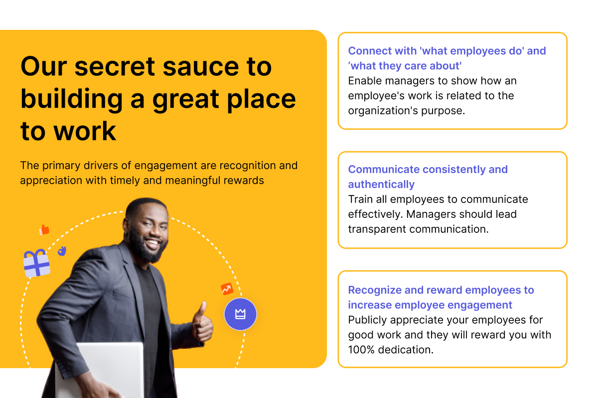 Our secret sauce to building a great place to work