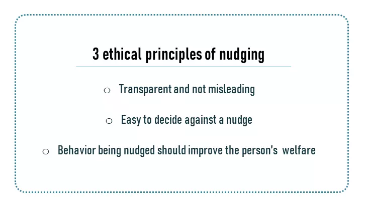 Nudge Theory in Practice