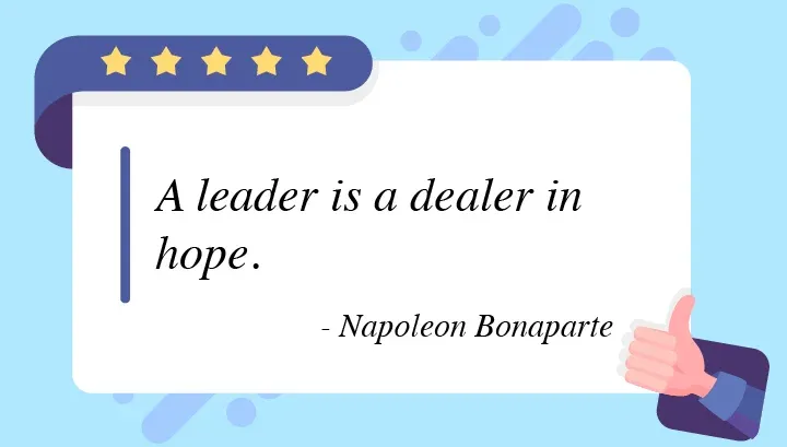 napoleon bonaparte quotes on leadership