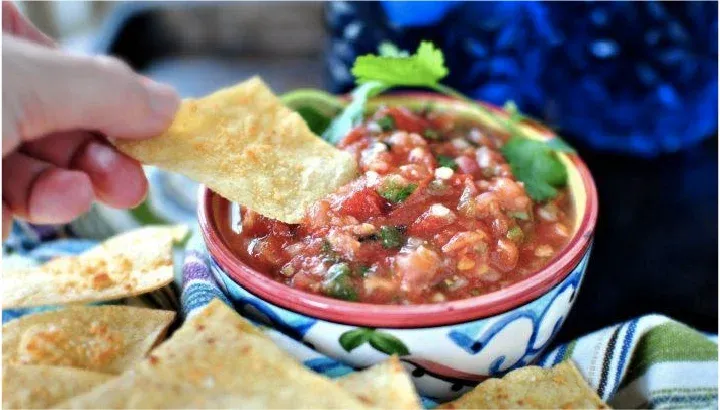 thanksgiving potluck recipe -  Chips & salsa