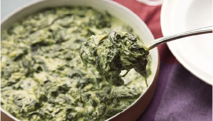 thanksgiving potluck recipe - Creamed spinach
