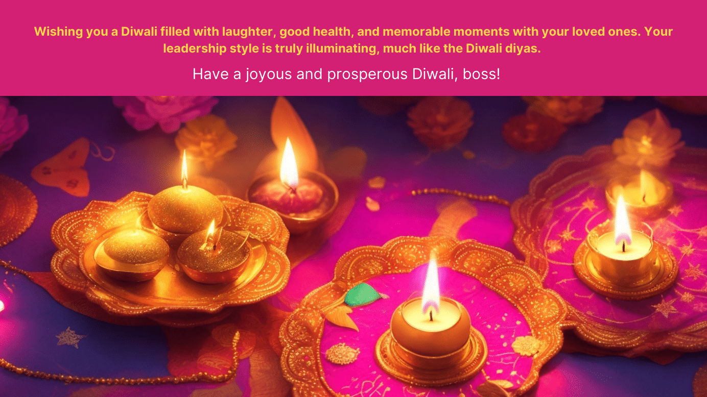 Happy Diwali wishes boss