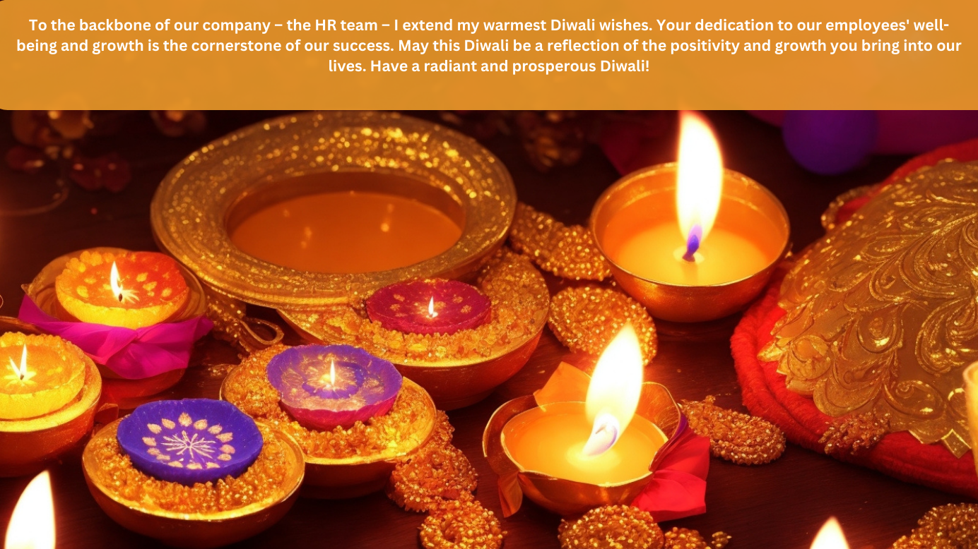 Diwali messages to HR team