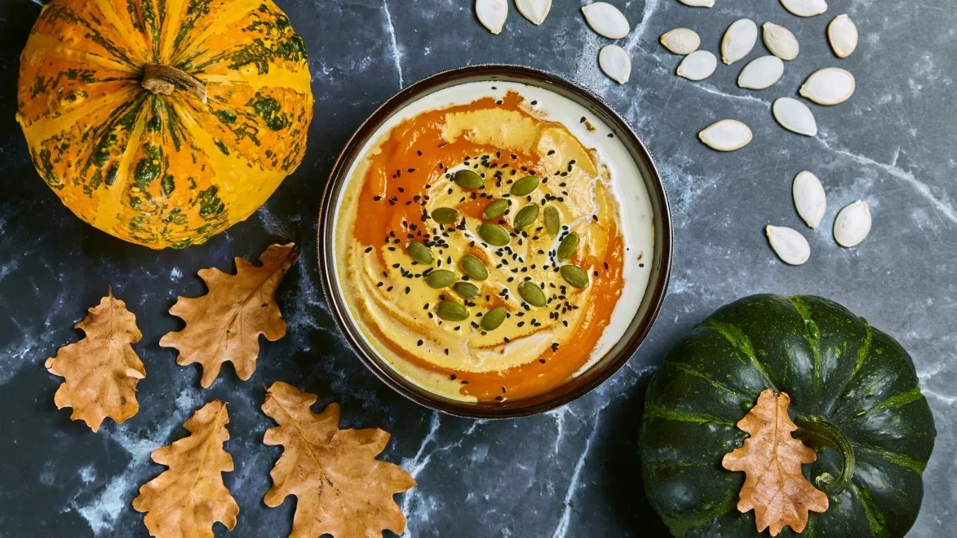 Spiderweb hummus dip