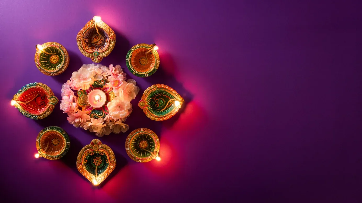 Diya decoration 