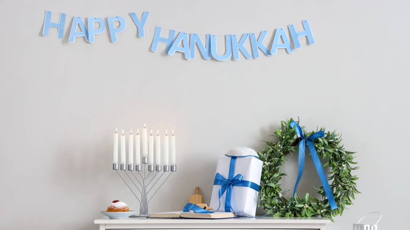 Hanukkah wreaths
