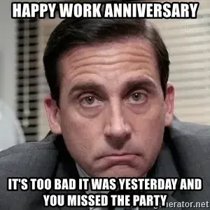Work anniversary