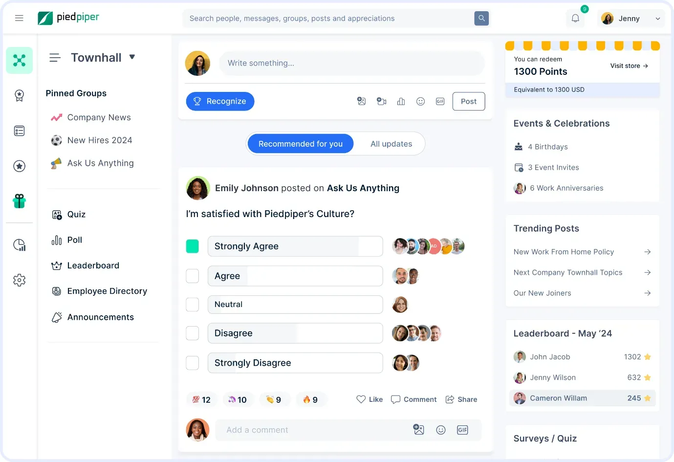Empuls dashboard