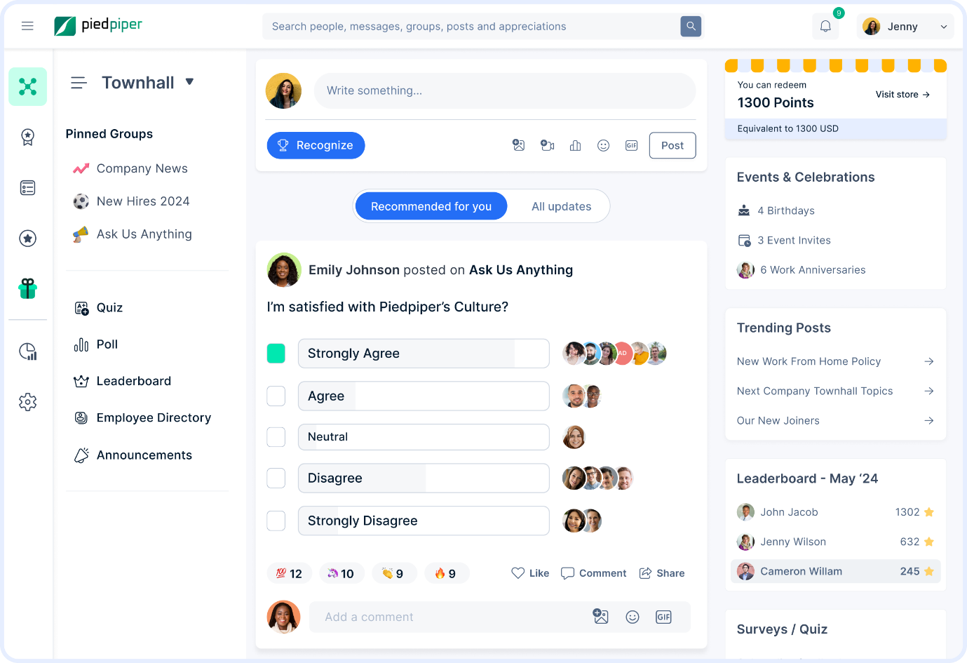 Empuls dashboard