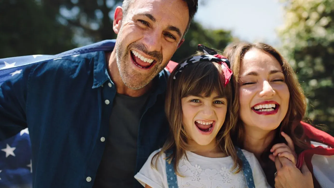 Vœux pour la journée de la famille américaine