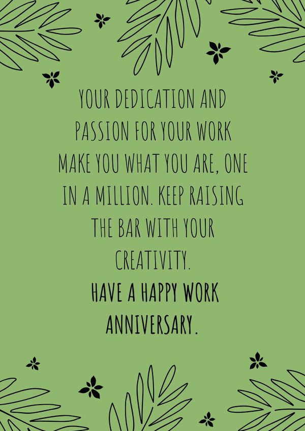 38 Great Work Anniversary Wishes For Employee Images And Photos Finder