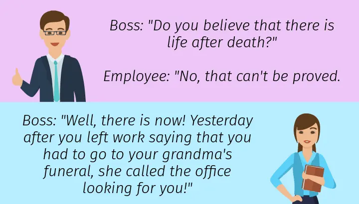 Witze am Arbeitsplatz