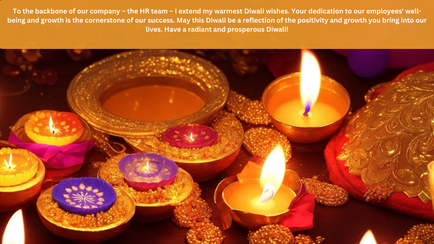 Diwali-Botschaften an das HR-Team