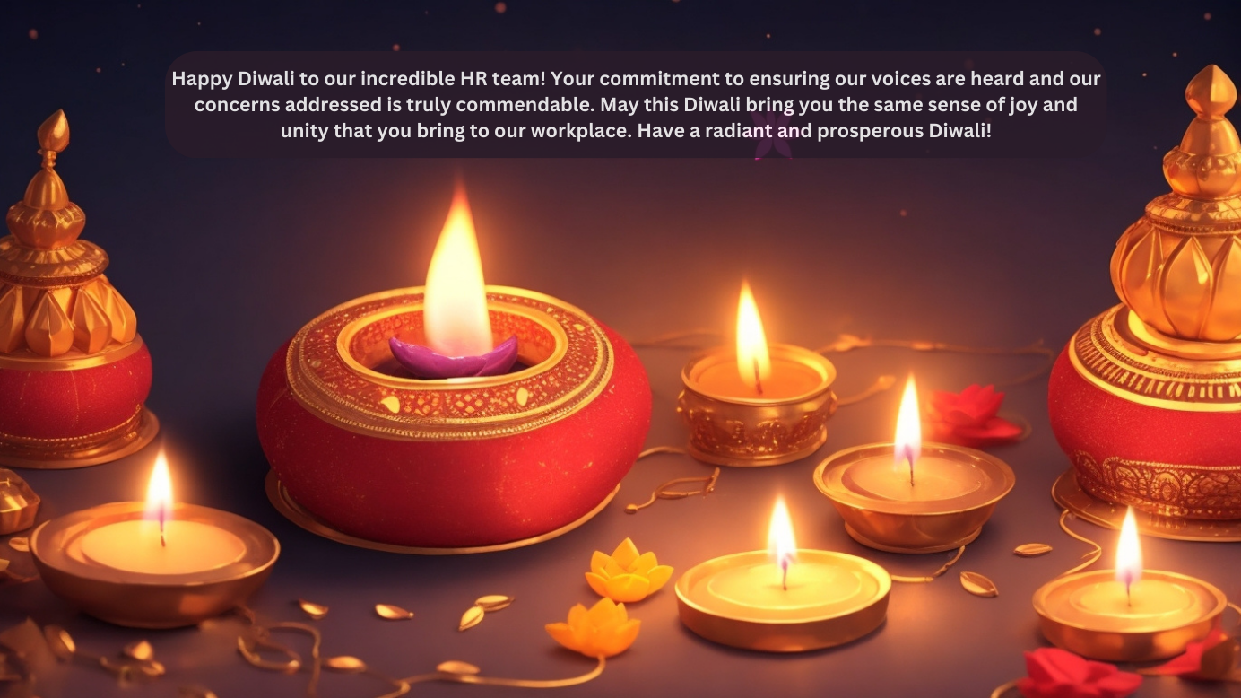 Fröhliche Diwali-Grüße an das HR-Team