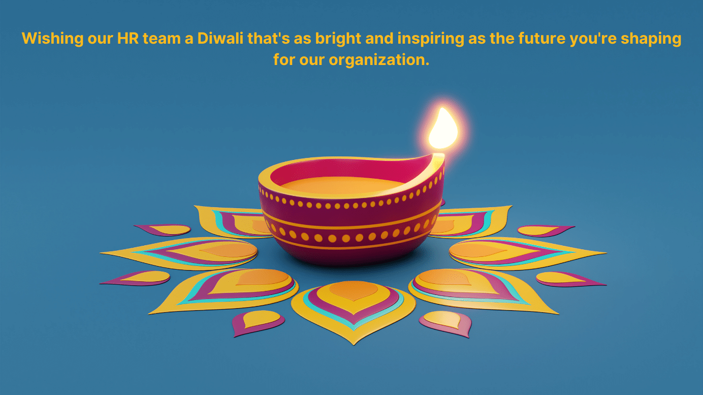 Diwali-Wünsche für das HR-Team 7