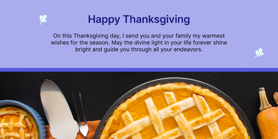 Vœux de Thanksgiving aux collègues