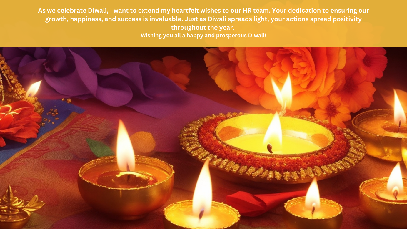 Messages de Diwali à l'équipe RH 2