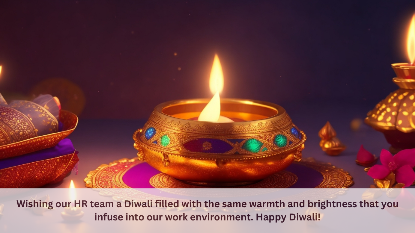 Messages de Diwali à l'équipe RH 7