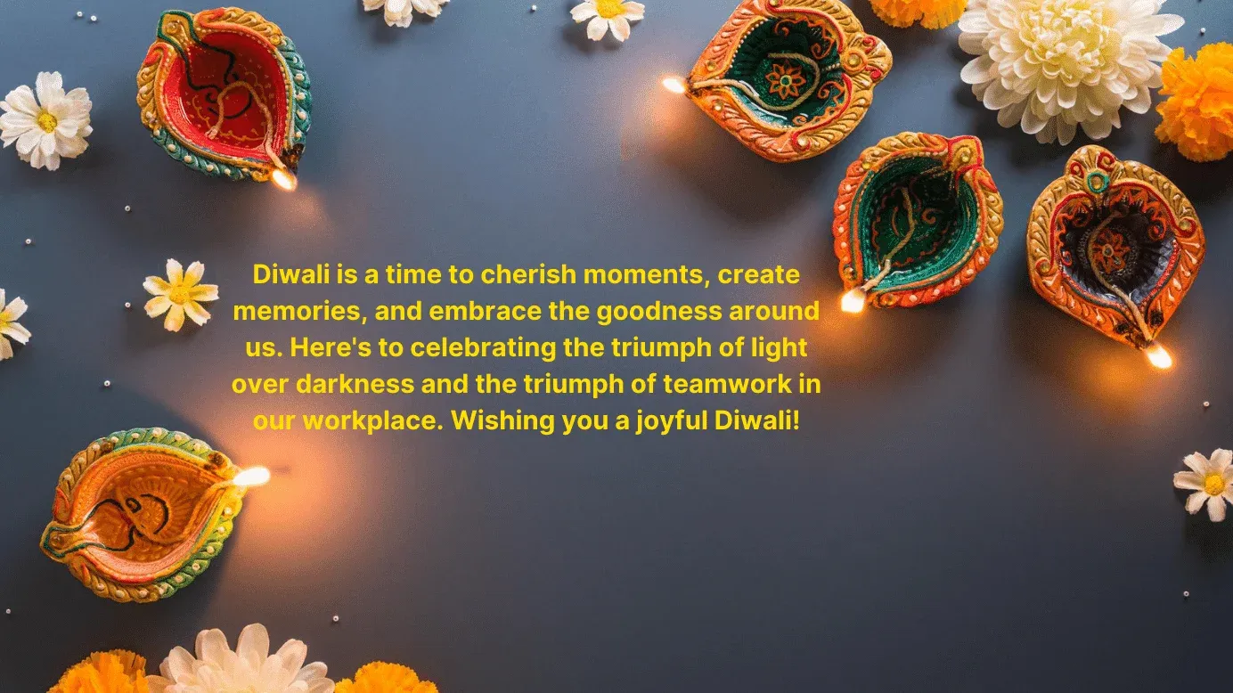 Messages de Diwali aux employés 1