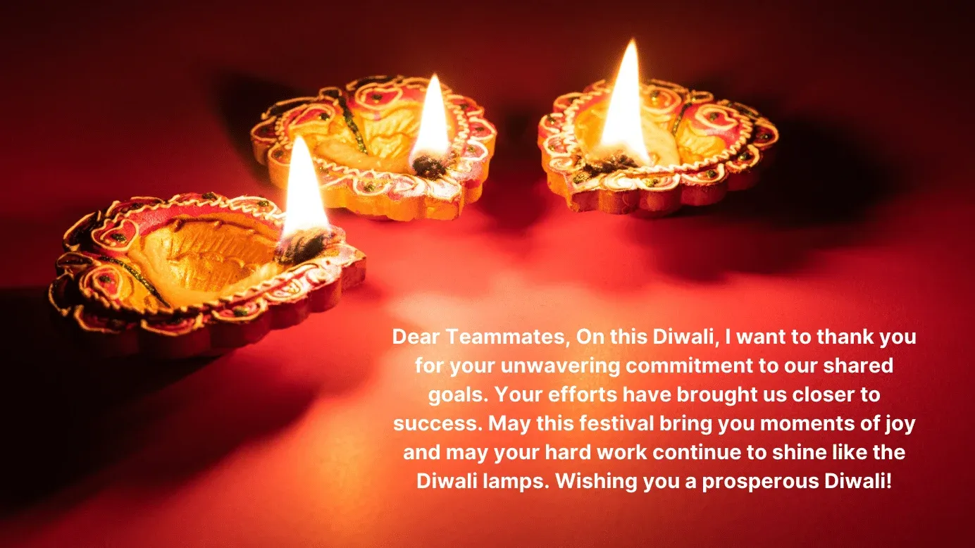 Messages de Diwali aux salariés 9