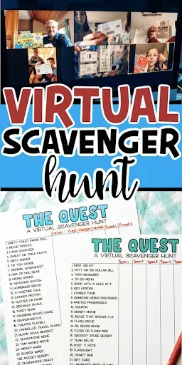 Virtual scavenger hunt