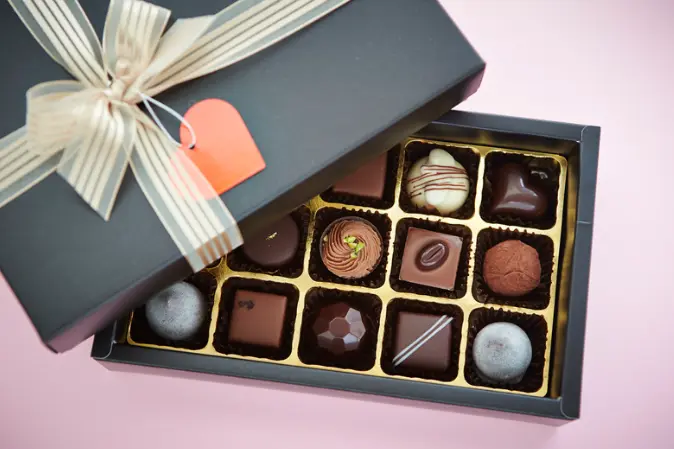 scatola di cioccolatini