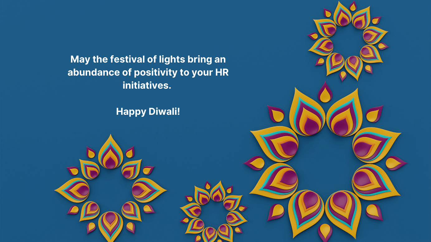 Auguri di Diwali per il team HR 3