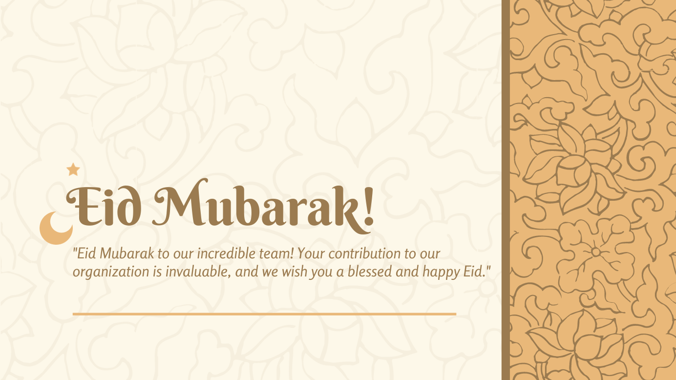 Auguri di Eid Mubarak 2